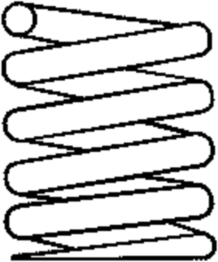 SACHS 997 240 Fahrwerksfeder for and other applications 997 240 - vorderachse Federung/Dämpfung, 997