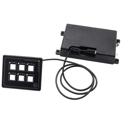 6P KFZ Schalter Panel 12V 24V Hintergrundbeleuchtung Schaltpanel für Boot Wohnmobil Wohnwagen LKW Wa
