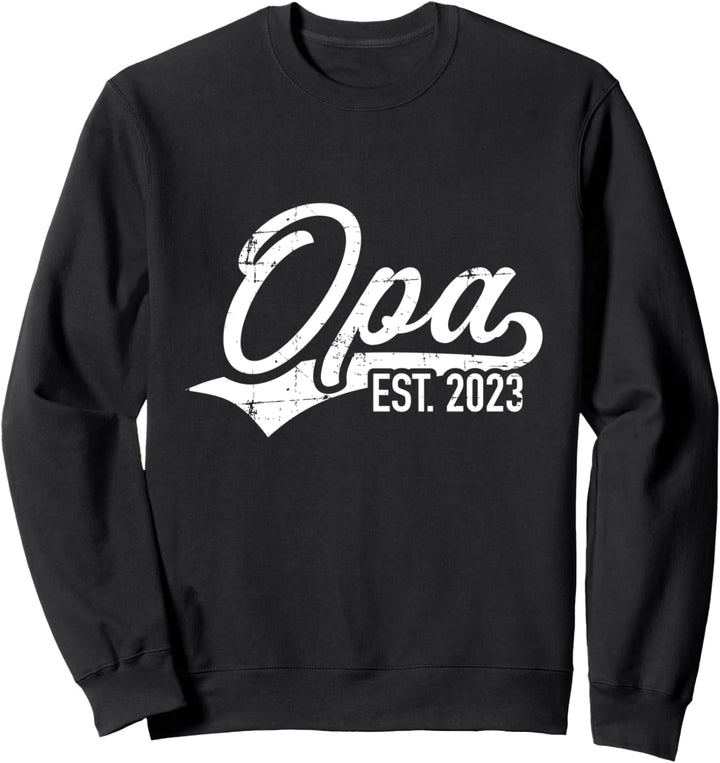 Opa 2023 Schwangerschaft verkünden Sweatshirt
