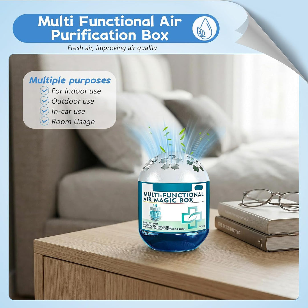 4 Stück Indoor Multifunctional Air Magic Box, Air Magic Staubbox, Pflanzliche Formel, Automatische S