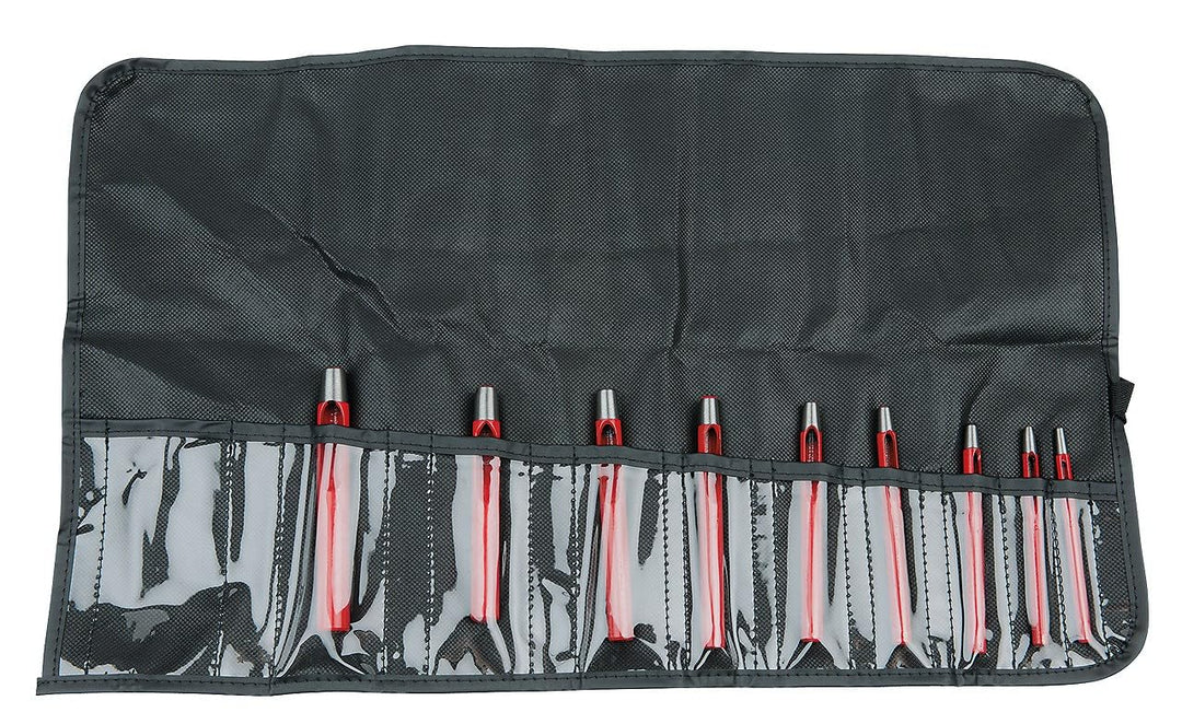 KS Tools 129.2107 Rundlocheisen-Satz, 9-tlg.