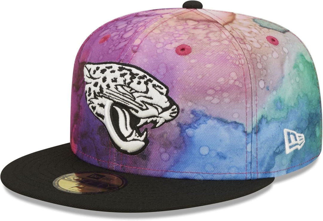 New Era 59Fifty NFL CC Jaguars Cap Basecap Baseballcap Fitted Flat Brim Jacksonville Hinten geschlos