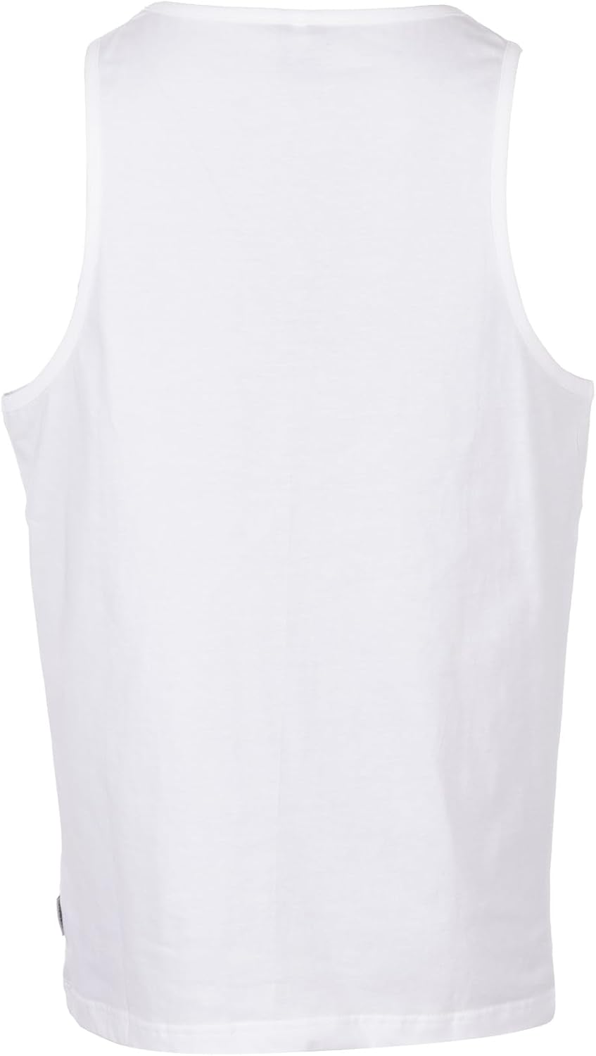 IRIEDAILY Herren Tank Top MINI Flag Baumwolle Regular Fit S Weiss, S Weiss