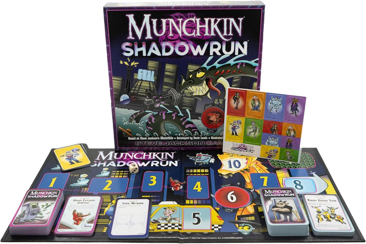 Steve Jackson Games | Munchkin Shadowrun | Card Game | English