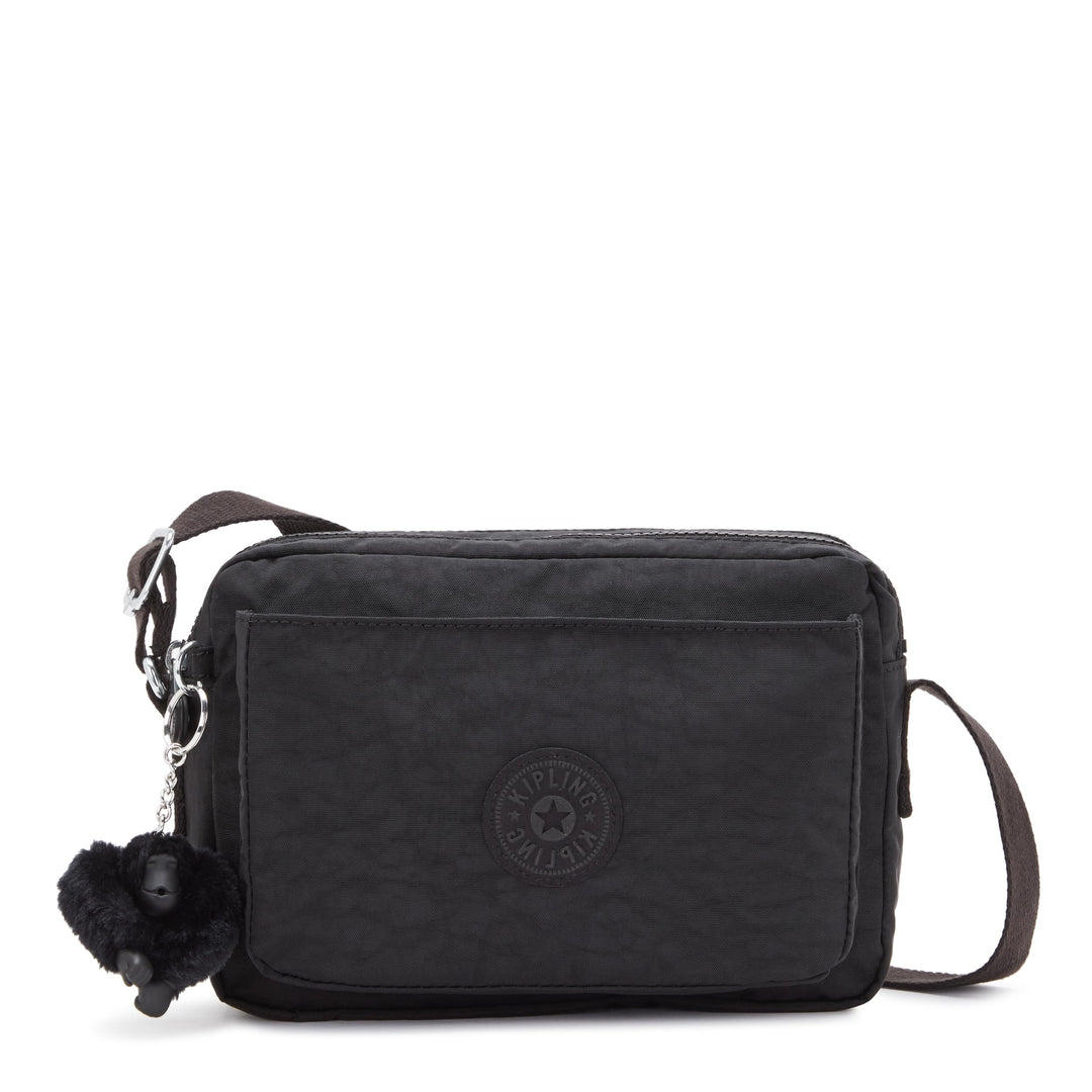 Kipling Damen Abanu M Tasche, Black Schwarz, 24x17x9 cm (B x H T) EU Black Noir, Black Noir