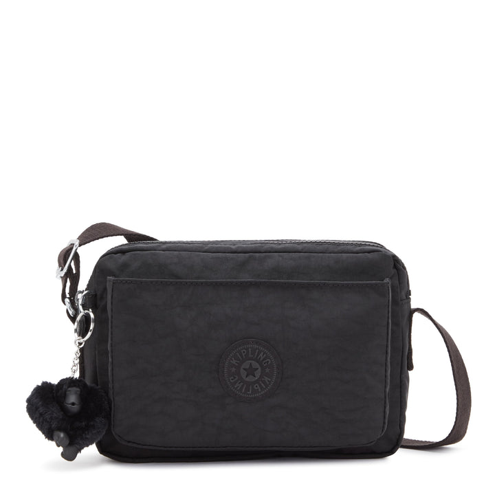 Kipling Damen Abanu M Tasche, Black Schwarz, 24x17x9 cm (B x H T) EU Black Noir, Black Noir