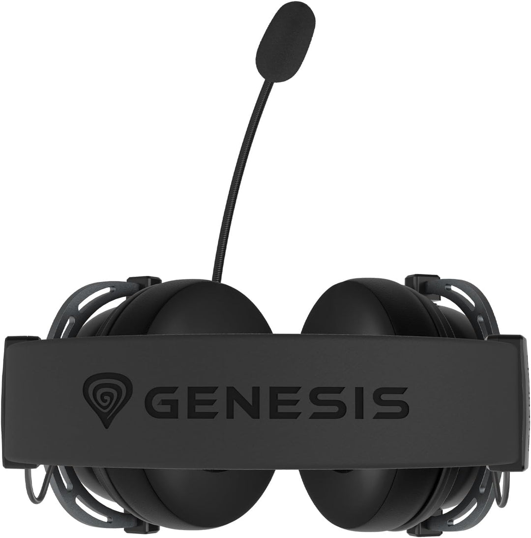 GENESIS Toron 531 Gaming Headset – Over-Ear Kopfhörer mit 50 mm Treibern, abnehmbares Mikrofon, 3,5