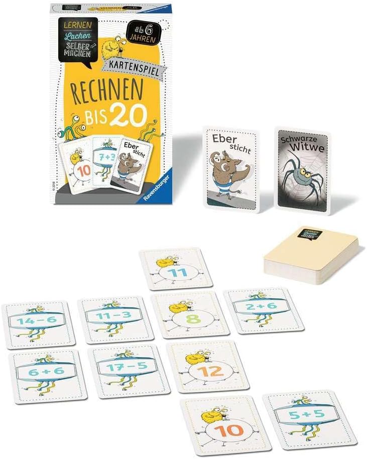 Ravensburger 80349 - Lernen Lachen Selbermachen & 80660 - Lernen Lachen Selbermachen: Rechnen bis 10