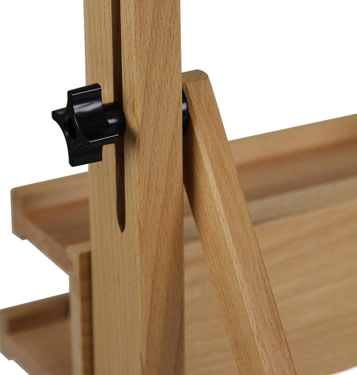 Paintersisters Atelier-Staffelei ARTA - stabile Studio-Staffelei mit H-Fuss aus Buchenholz FSC®, für