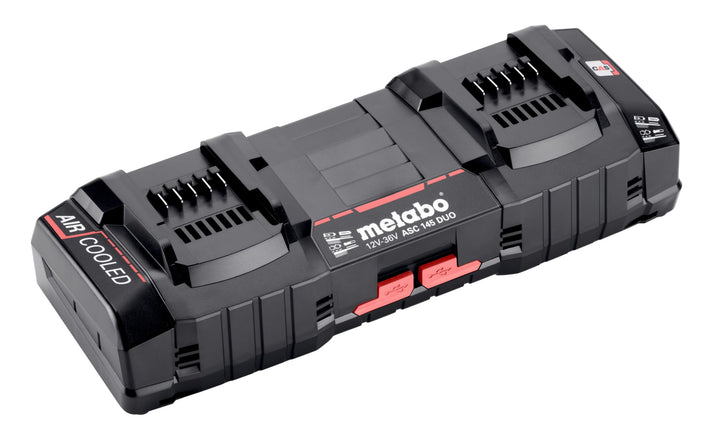 Metabo Universal-Doppel-Schnellladegerät ASC 145 DUO , 12-36 V, "AIR COOLED", EU - 627495000