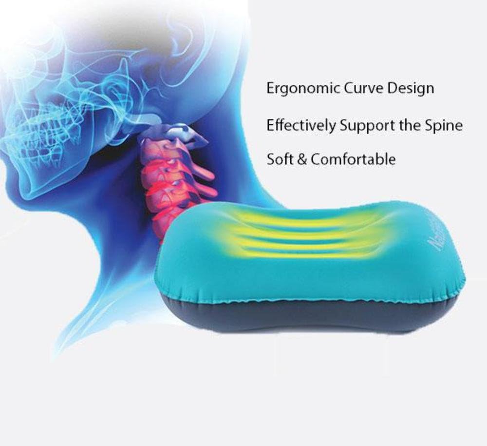 Naturehike Leichtes TPU Aeros aufblasbares Kissen mit Neuer Düse blau, Blau