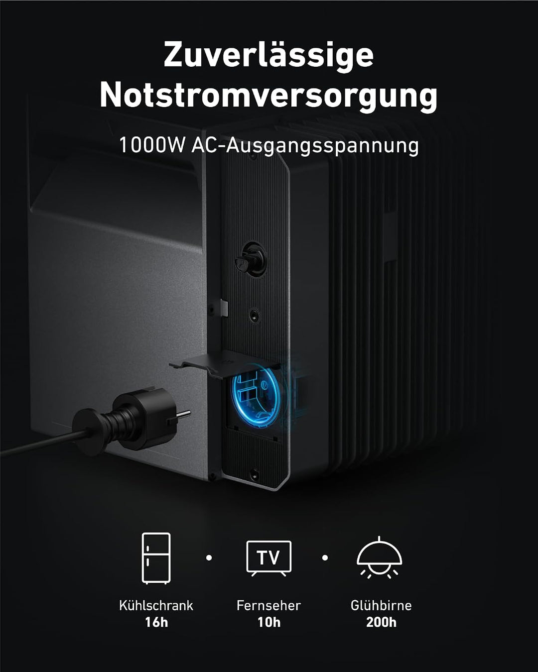 Anker SOLIX 2 Pro Solarbank+ 2× 500W Panel, Plug&amp;Play Balkonkraftwerk | Balkonkraftwerk mit Speicher