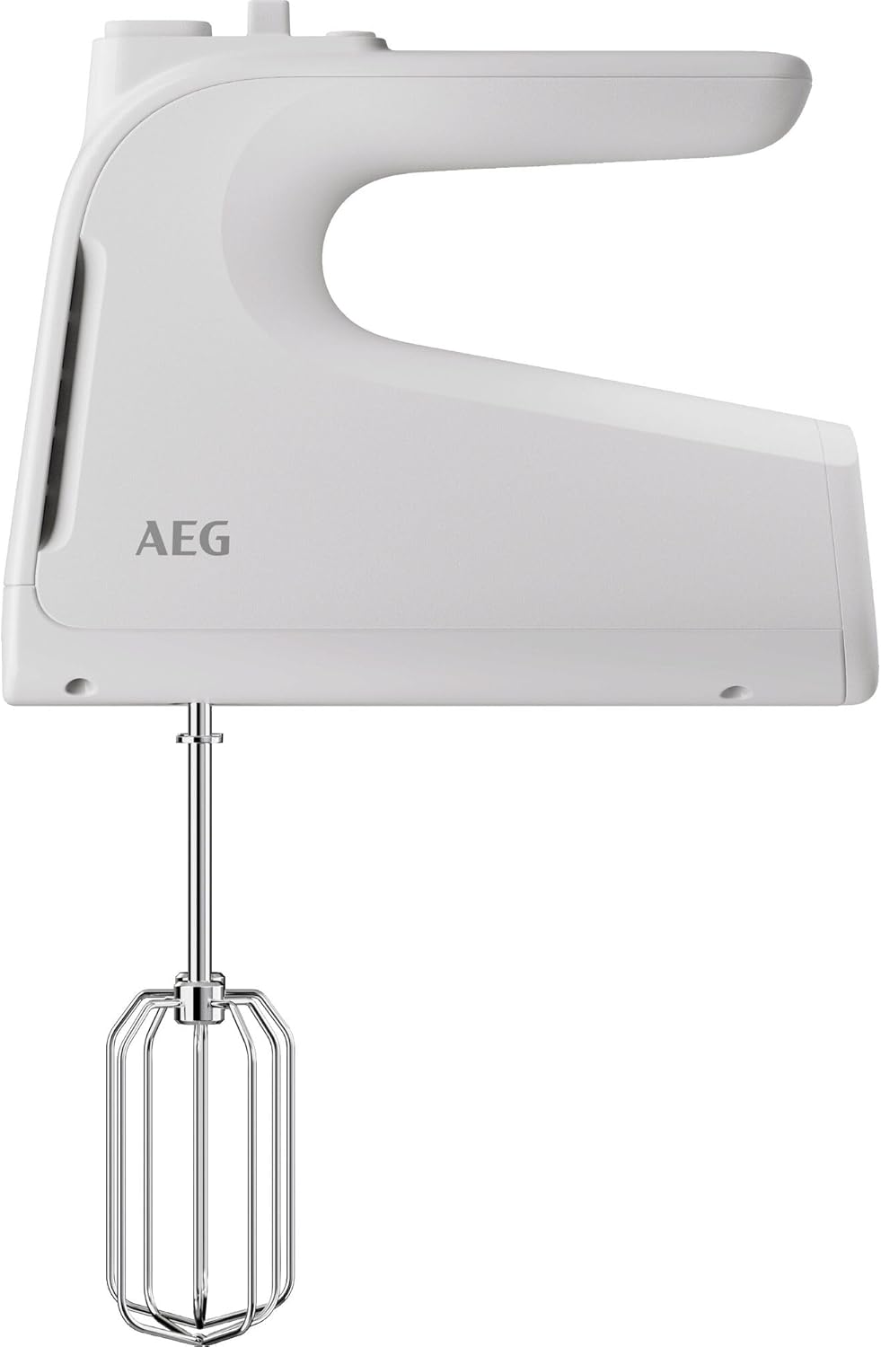 AEG Handmixer mit Rührbesen, AHM4W, 500 W, 5 Geschwindigkeiten, Turbo-Funktion, ideal zum Mixen, Kne