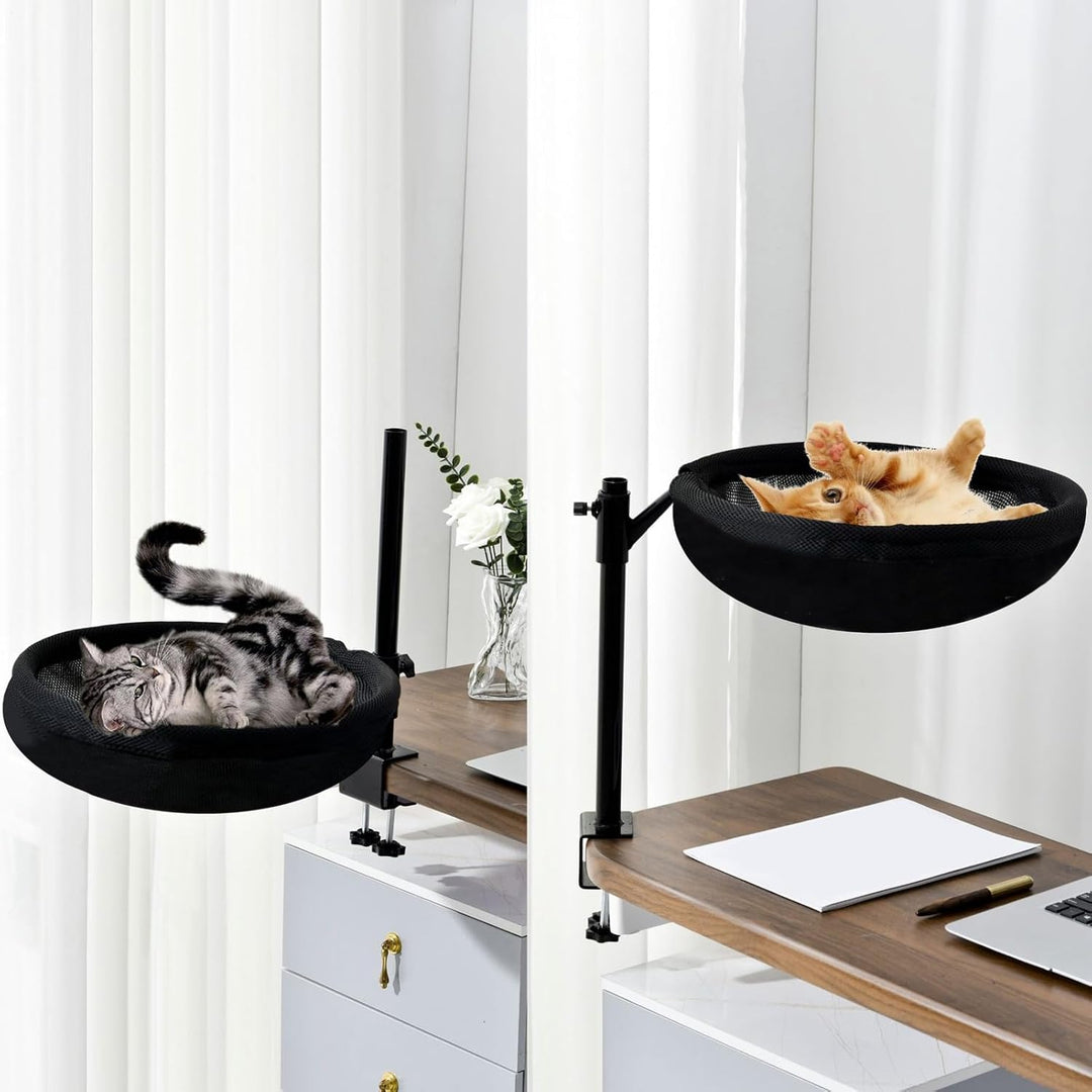 Generisch Katzen Schreibtisch Bett | Indoor Katzenschlafplatz Schreibtischliege - 360° Drehbares Möb