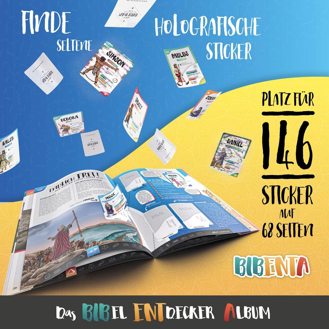 Bibenta Stickertüten Interaktive Kinderbibel (Dispenser 100 Sticketüten Booster), Dispenser 100 Stic