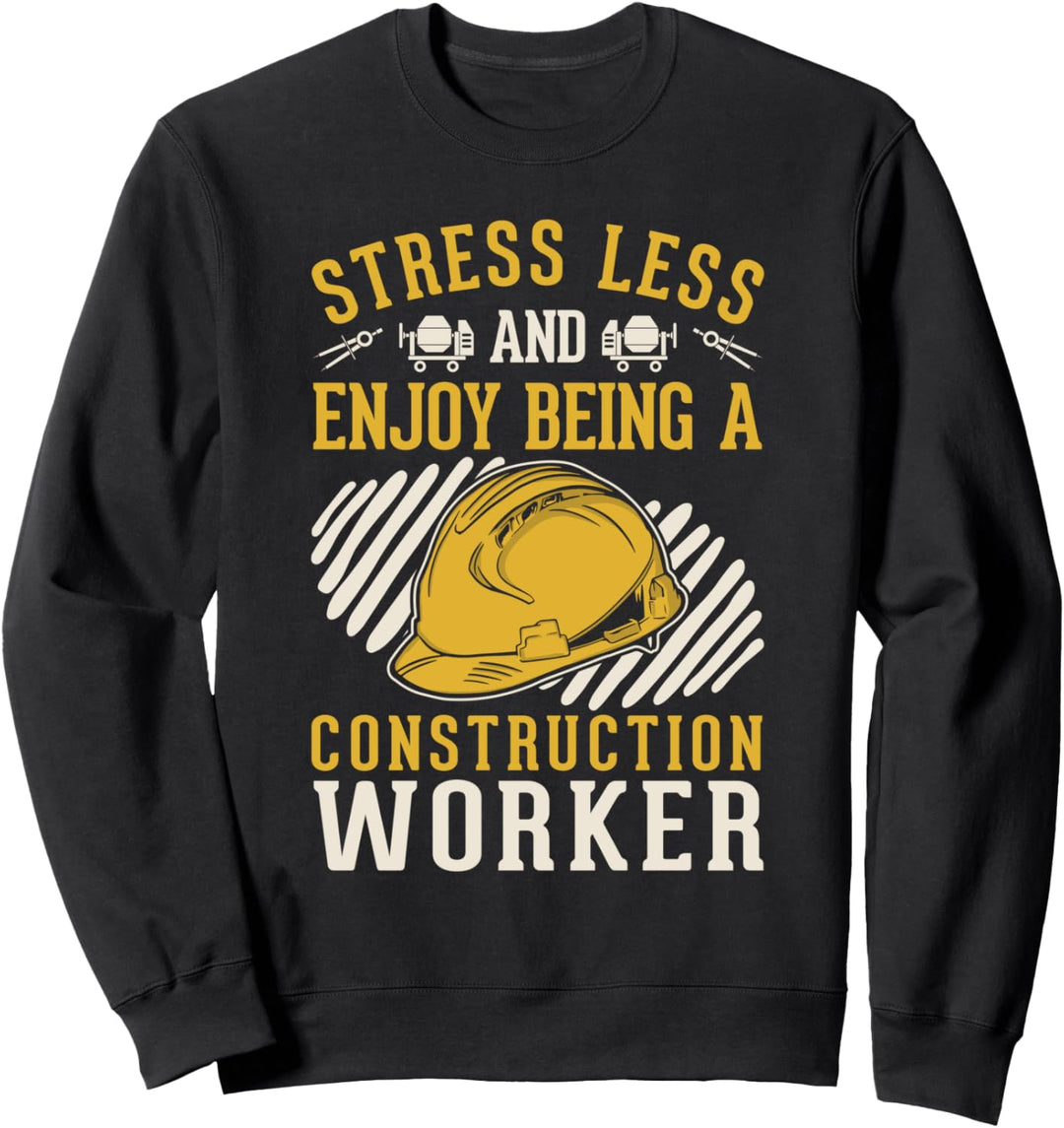 Bauarbeiter Hausbau Baumeister Bauleiter Baustelle Sweatshirt