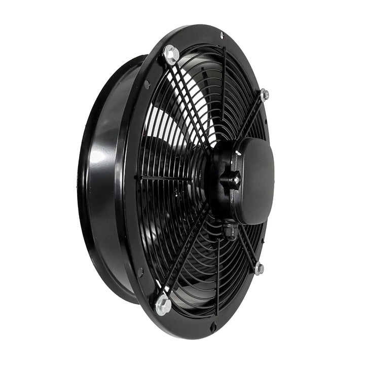 SYSTERM Wandventilator Axialventilator Lüfter mit Kugellagern, Stahl Industrieventilator für Dauerbe