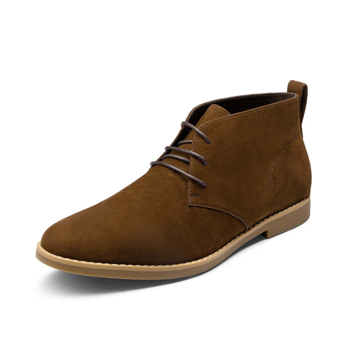 Bruno Marc Herren Chukka Stiefel Desert Boots Suede Leder Schnürstiefel Stiefeletten 47 EU Kaffee, 4