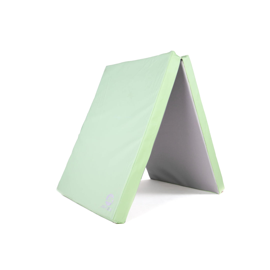 Jeflex – Klappbare Weichbodenmatte &amp; Turnmatte 1 Mal klappbar - 200 x 70 x 8 cm - MADE IN GERMANY/Gy