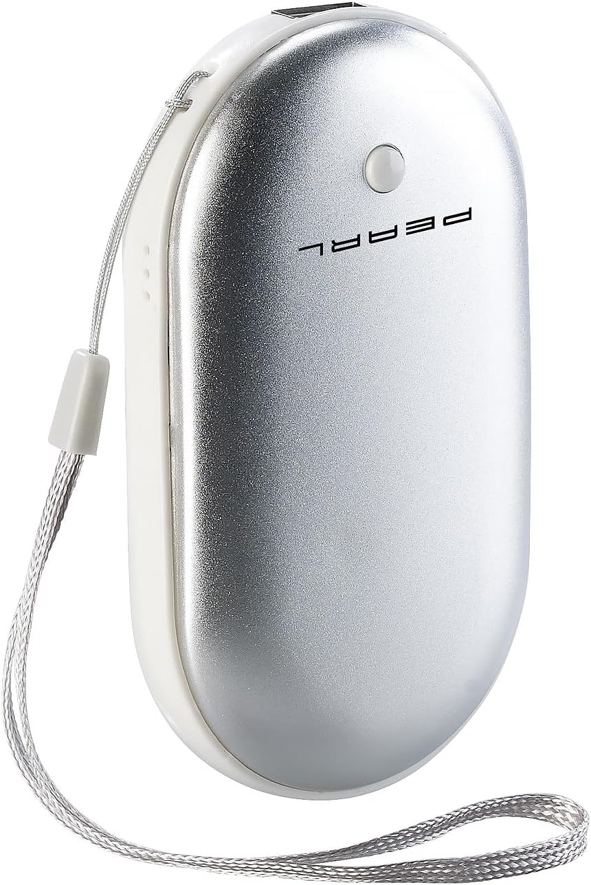 PEARL Taschenwärmer aufladbar: 2er-Set 2in1-Powerbanks mit Handwärmer, 4.000 mAh, 3 Temperaturstufen