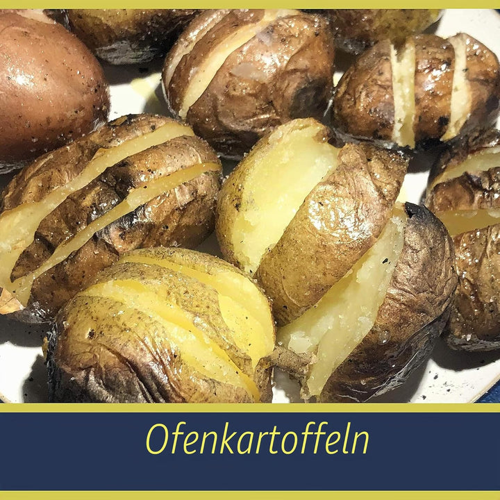 Kochen Sie Kartoffeln und Kastanien auf einfache und natürliche Weise ohne Fett mit einem einzigarti