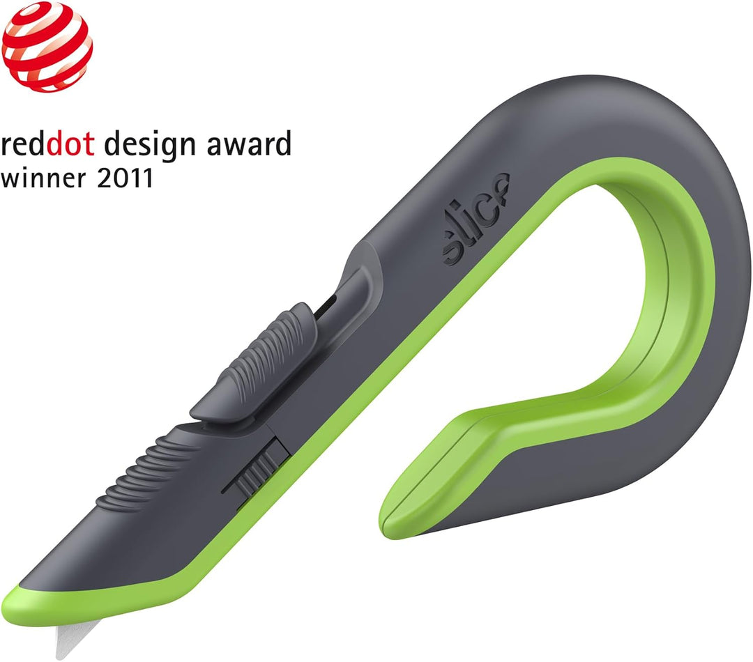 Slice 10503 Kartonmesser • Kartonschneider mit Keramikklinge • Cutter mit Griff • Ideal als Cutterme