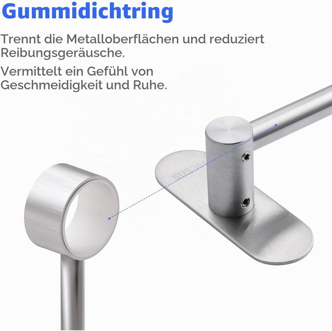 Kelelife Küchenreling Küchenutensilienhalter aus Edelstahl rostfrei Hängeleiste Pfannehalter Tassenh