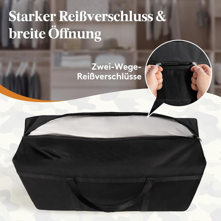 Lifewit 2 Stück 180L Extra grosse Aufbewahrungstasche, 600D Oxford Aufbewahrungstasche Heavy Duty Tr