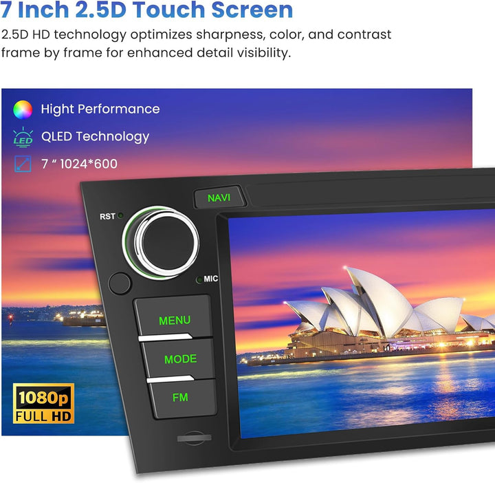 [Android 15 2G+64G] Inefala Autoradio für BMW E90 2005-2012, Wireless Carplay & Android Auto, 7" Tou