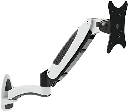 HFTEK Monitor TV Wand Halterung Halter Wall Mount mit Gasdruckfeder 0-8 kg Wandhalterung für Bildsch