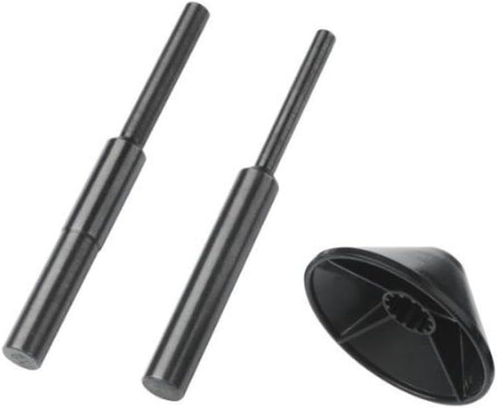 Bosch Professional Zentrierstifte Set, 3-teilig, 8 x 12 mm, 1/2 x 1/4 Zoll, 2608000498
