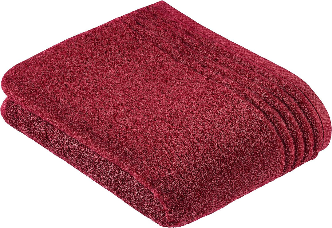 Vossen Vienna Style Supersoft Badetuch 80 x 160 cm Rubin, Badetuch 80 x 160 cm Rubin