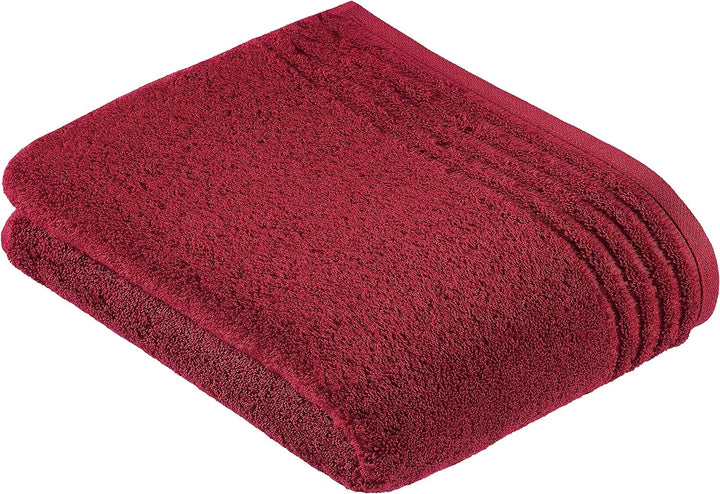 Vossen Vienna Style Supersoft Badetuch 80 x 160 cm Rubin, Badetuch 80 x 160 cm Rubin