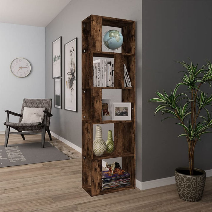 Tidyard Bücherregal, mit 5 Ebenen, Raumteiler, Standregal, Aufbewahrungsregal, für Wohnzimmer, Büro,