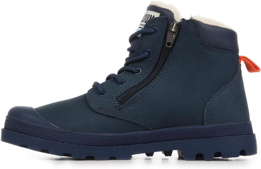 Palladium Unisex Kinder Pampa Hi Cuff WPS Oz Boots Outdoor 30 EU Marineblau, 30 EU Marineblau