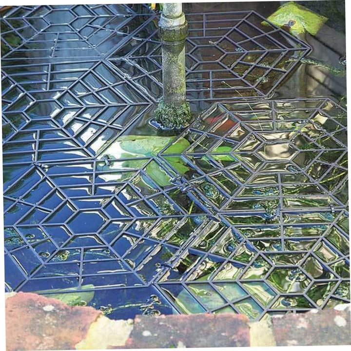 Yardwe 20 Stück Fischschutznetz Teichnetz Schwarz Pp-Kunststoff Für Teichschutz Gegen Vögel Robust U