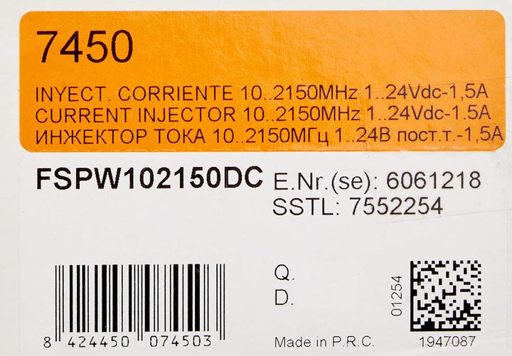 INYECTOR CORRIENTE 10...2150MHz 24Vdc-1A