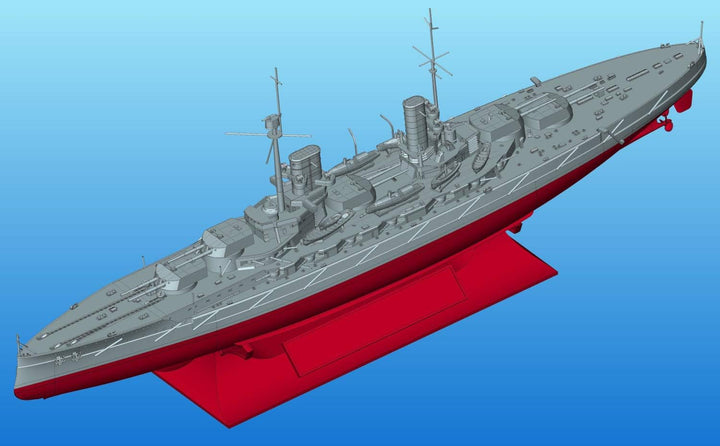 ICM S.016 Modellbausatz Kronprinz Fullhull & Waterline WWI German Battleship, Schwarz, Mittel