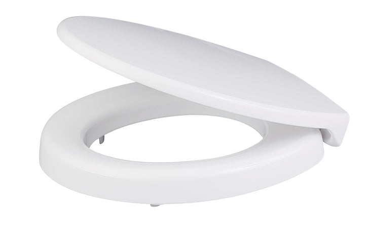 Grünblatt WC Sitz Health Care Toilettensitz mit 5 cm Sitzerhöhung und Absenkautomatik, extra stabile