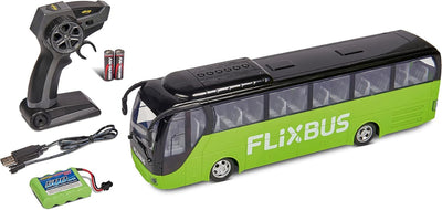 Carson 500907342 FlixBus 2.4GHz - 100% fahrfertig, Spielzeugbus, Spielzeugauto, ferngesteuertes Auto