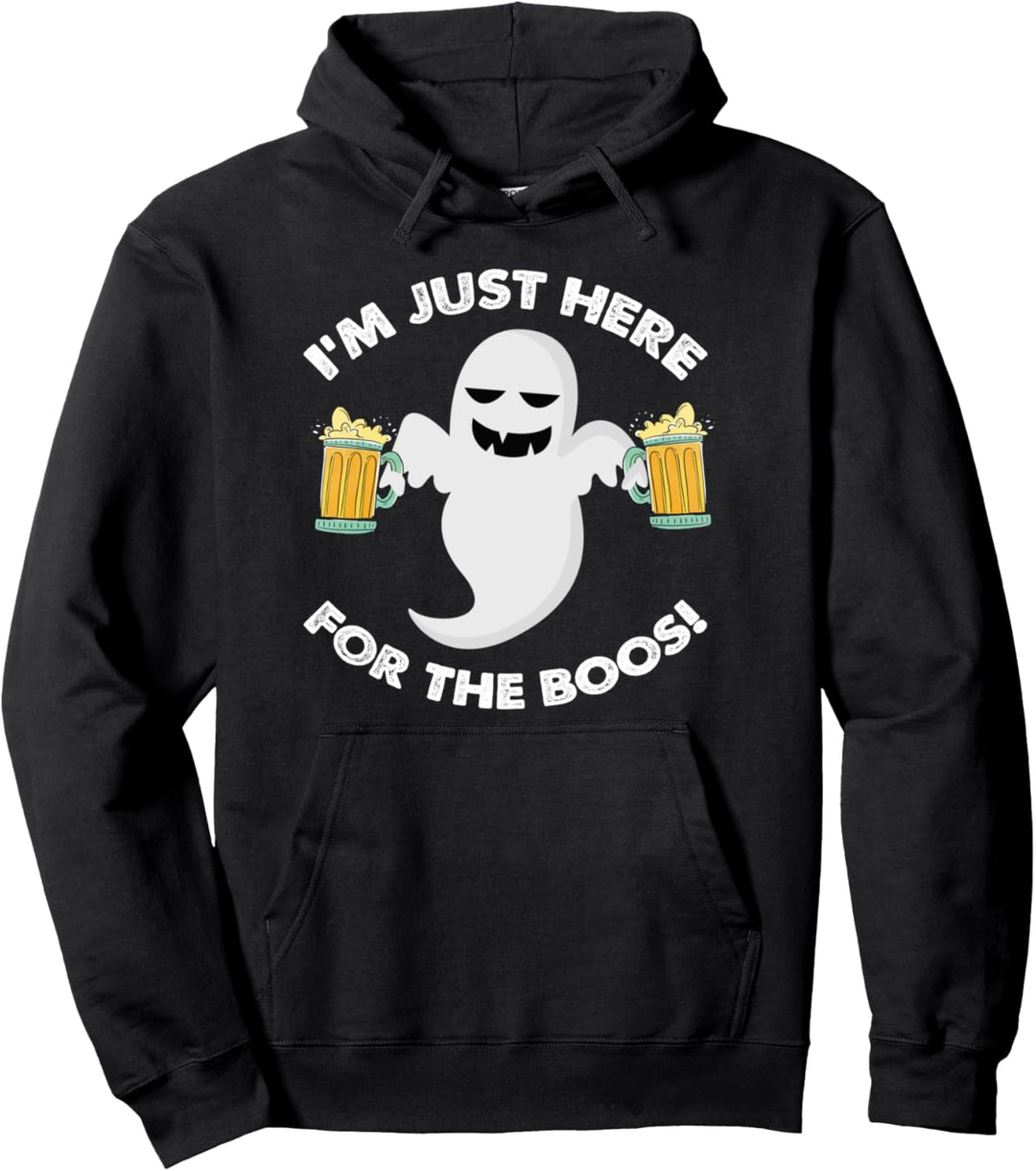 lustiges Halloween Party Geschenk Boo Bier Gespenst Geist Pullover Hoodie