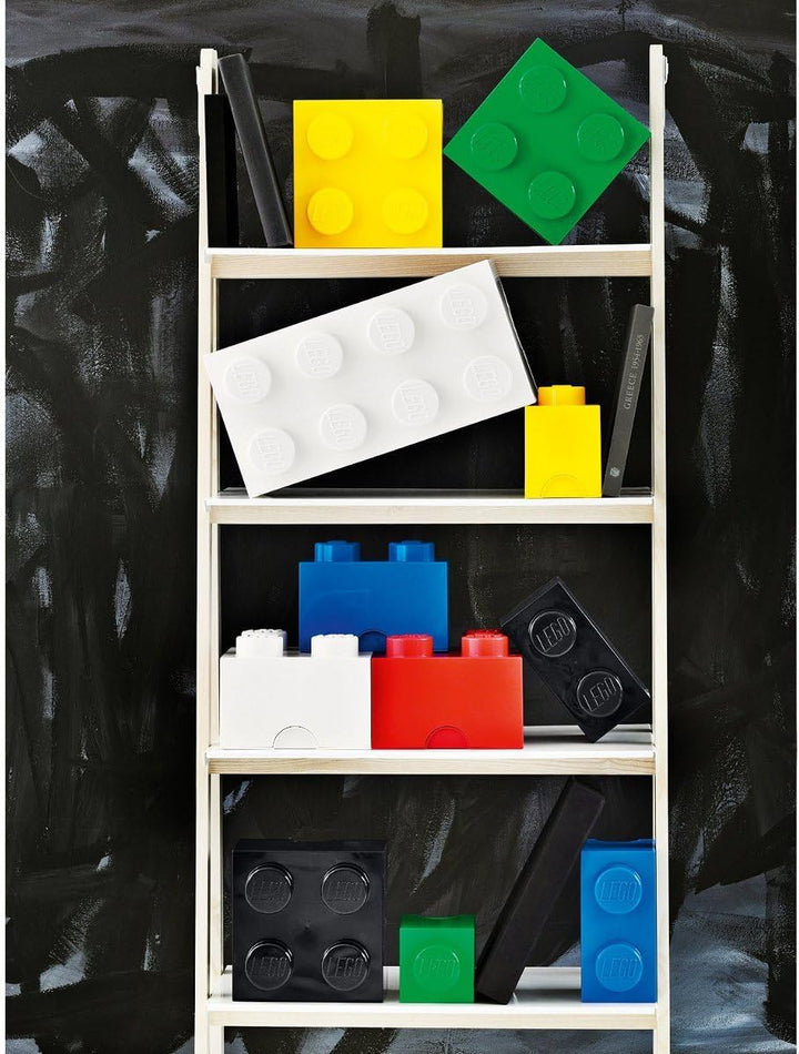 Room Copenhagen LEGO Aufbewahrungsstein 4 Noppen, stapelbar Aufbewahrungsbox, 5,7 l, Weiss