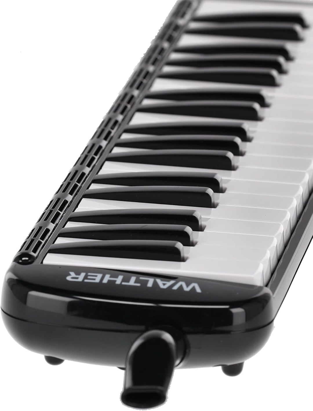 GEWA Melodica, 37 Tasten, Tonumfang f-f´´´, inklusive Anblasschlauch und Etui mit Tragegurt, schwarz