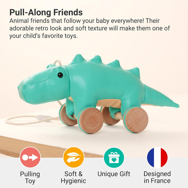 Little Big Friends Pull Along Friends | Pull Along Toy for Baby | Traditional Toys | Easy to Clean |
