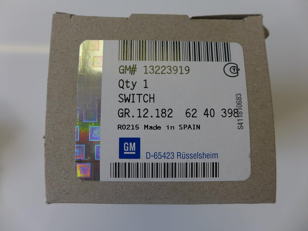 ORIGINAL Schalter, Heckklappenentriegelung