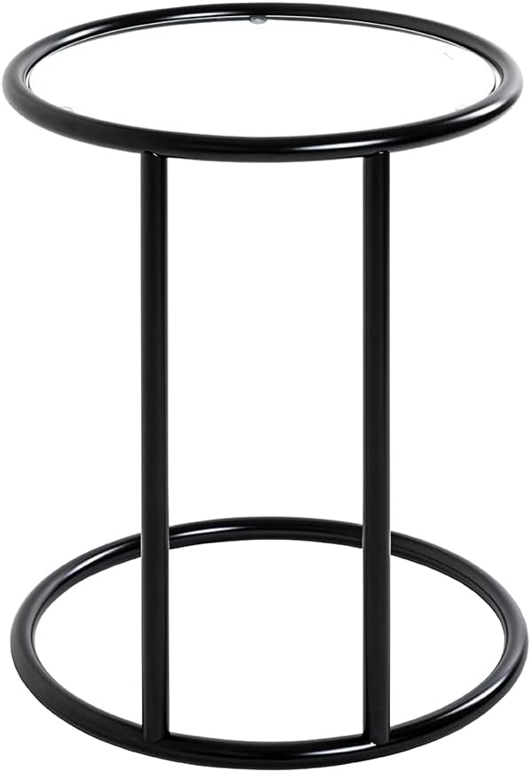 HAKU Möbel Beistelltisch, Metall, schwarz, Ø 45 x H 55 cm Ø 45 x H 55 Schwarz, Ø 45 x H 55 Schwarz