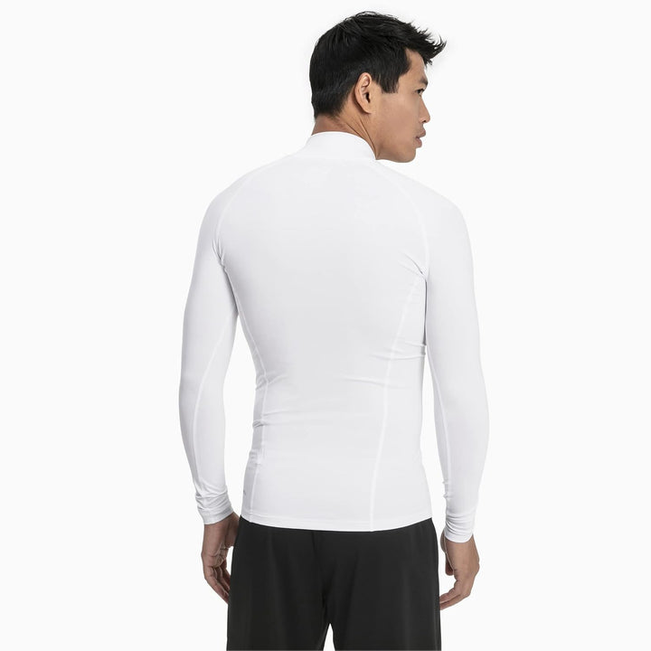 PUMA Herren Kompressionsshirt Liga Baselayer Tee LS Warm 655922 M Puma White, M Puma White