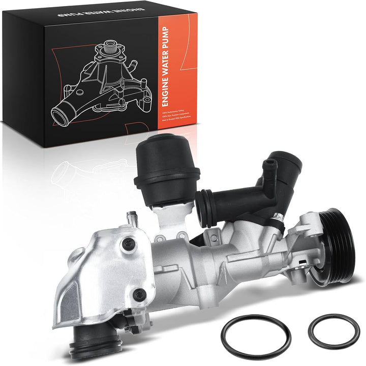 Frankberg Wasserpumpe Kompatibel mit A-Klasse W176 1.6L-2.0L 2012-2018 B-Klasse W246 1.6L-2.0L 2011-