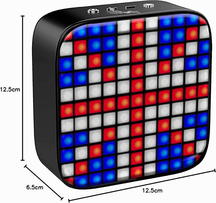 Lexibook - iParty FLASHBOOM® SHOW Bluetooth-Lautsprecher, hohe Klangqualität, tolle Pixel-Animatione