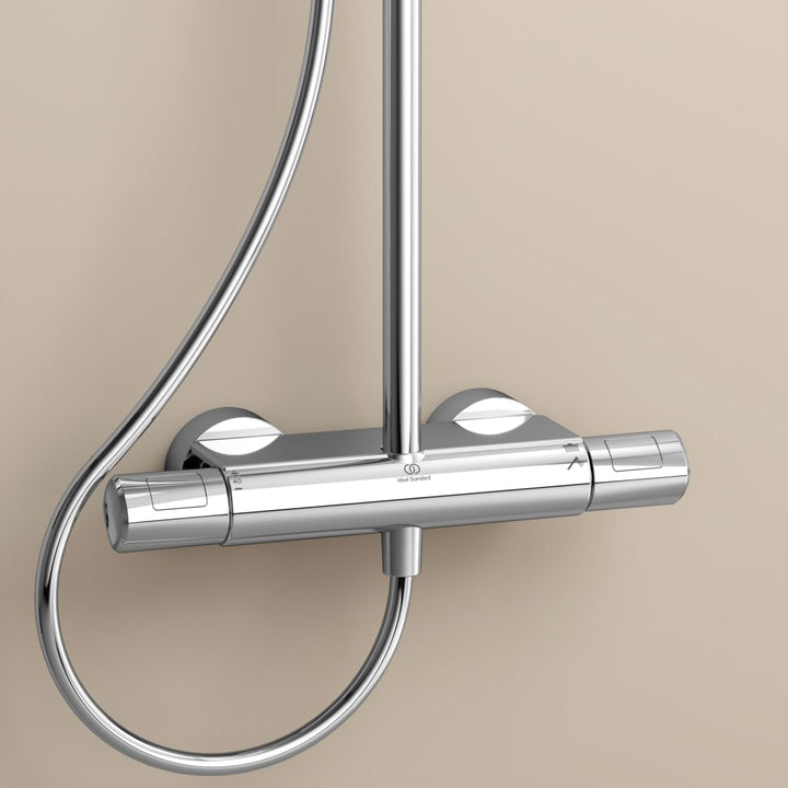 Ideal Standard A7601AA Ceratherm T Wrap-Over Ablage für Duschsysteme Chrom